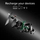Ładowarka samochodowa SBS 65W USB-A USB-C z wbudowanym zwijanym kablem USB-C PD Black (TECRRETPD65W) - obraz 4