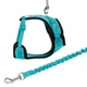 Нашийники, повідки, шлеї Trixie Y-Harness Шлея для котів, бірюзова 39-60 см/10 мм (1111226519) - зображення 1