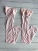Шовковисті капронові панчохи під паяс Sexy 2/3 - S/М/L рожевий (1-198) - изображение 7
