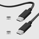 Kabel SBS USB-C - USB-C 100W PD 1.5 m Black (TECABLETISSUETCC32K) - obraz 2