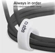 Kabel SBS USB-C - USB-C 100W PD 1.5 m Black (TECABLETISSUETCC32K) - obraz 4