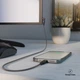 Kabel SBS Flexi USB-C - USB-C 60W PD 1 m Black (TECABLE180TCC) - obraz 8