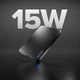 Powerbank SBS Extra-Slim Magnetic 5000 mAh 20W Black (TEBB5000MAGXS) - obraz 2