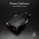 Ładowarka sieciowa SBS Ultra-Slim 65W PD 2xUSB-C Black (TETRGAN2C65SLIM) - obraz 4