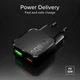 Мережевий зарядний пристрій SBS Slim 30W PD USB-C USB-A Black (TETRGANUSBTC30SLIM) - зображення 4