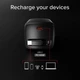 Ładowarka sieciowa SBS 65W GaN PD USB-C Retractable Cable Black (TETRRET65WK) - obraz 5