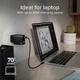 Мережевий зарядний пристрій SBS Ultra-Slim 45W PD USB-C USB-A Black (TETRGANUSBTC45SLIM) - зображення 11