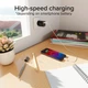 Мережевий зарядний пристрій SBS 45W PD USB-C Integrated Display Black (TETRGANLCD1C45K) - зображення 10