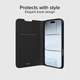 Etui z klapką SBS Wallet Smooth do Apple iPhone Air Black (TEWALIP1766K) - obraz 2