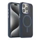 Чохол Premium TPU+PC Goldencis Matte with MagSafe для iPhone 15 Pro White - изображение 3
