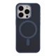 Чохол Premium TPU+PC Goldencis Matte with MagSafe для iPhone 15 Pro Dark Blue - изображение 1