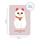 Блокнот ORNER Wild and Kitty А5 144 листа в клеточку Бежевый - изображение 9