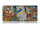 Игровой коврик для мыши XXL WorkPlaceShop Ukraine Art — игровая поверхность Desk Mat в украинском стиле, большой коврик для клавиатуры и мыши, Speed поверхность 300х500 мм - изображение 1