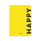 Блокнот ORNER Happy А5 144 аркуші у клітинку Жовтий - зображення 8