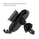 Автотримач для телефону ColorWay Air Vent Car Wireless Charger 15W Black - изображение 17