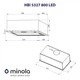 Витяжка MINOLA HBI 5327 IV 800 LED - изображение 8
