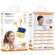 Бездротові Bluetooth навушники HOCO EW112 Friendly true wireless children headset BT 5.4 Yellow - зображення 5