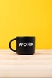 Чашка «Work» черная - изображение 7