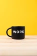 Чашка «Work» черная - изображение 12