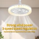LED лампа з вентилятором у патрон ХРУСТАЛЬ (AY1036) (30W) (Пластик) - зображення 3