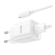 Мережевий зарядний пристрій Hoco C145A 1USB QC 18W+USB to Micro - зображення 6