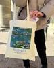 Екошопер Bookopt MONET - Водяні лілії. Бежевий (ВК4063) - изображение 10