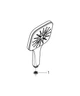 Grohe Rainshower SmartActive Cube 130 Ручной душ, 3 режима струи (26550000) - изображение 7