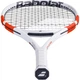 Ракетка для тенниса детская Babolat PURE STRIKE JR 26 NC GR 00 бело-оранжево-черная 140509-322 - изображение 4