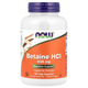 Бетаина гидрохлорид NOW Foods "Betaine HCL" с протеиназой, 648 мг (120 вегетарианских капсул) - изображение 1