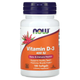 Вітамін D3, NOW Foods "Vitamin D3" холекальциферол, 400 МО (180 гельових капсул) - зображення 1