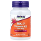 Вітамін К2 у формі менахинона-7, NOW Foods "MK-7 Vitamin K-2" 100 мкг (60 капсул) - зображення 1