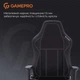 Геймерское кресло GamePro FGC750B Fabric Black [163696] - изображение 18