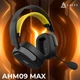 Ігрові навушники Ajazz AHM09 MAX Black/Gray/Yellow (AHM09-MAX-BGY) [161111] - зображення 10