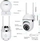 IP-камера Mechyo 1080P 2,4 ГГц WiFi огляд 360° водонепроникна IP65 - зображення 2