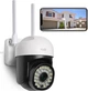 IP-камера 1080P 2.4G/5G WiFi безкоштовне хмарне сховище CCTV на 360° з кольоровим нічним баченням - изображение 1