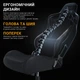 Крісло для геймерів Anda Seat Kaiser Frontier Size XL Black Fabric (AD12YXL-17-B-F-B02) - зображення 10
