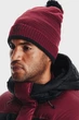 Чоловіча бордова шапка Halftime Fleece Beanie Under Armour OSFM 1365922-626 - зображення 2