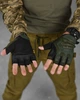 Тактичні Безпалі Рукавиці Mechanix Wear Logo олива розмір XL - изображение 2