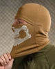 Трикотажна Балаклава з принтом Skull койот One Size - изображение 4