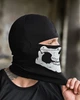 Трикотажна Балаклава з принтом Skull чорна One Size - зображення 4