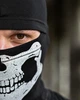 Трикотажна Балаклава з принтом Skull чорна One Size - зображення 5