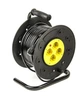 Подовжувач мережевий на котушці PowerPlant, 4 розетки, 40 м, Black (PPRA10M40S4L) - зображення 1