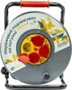 Подовжувач мережевий на котушці PowerPlant, 4 розетки, 50 м, Grey (EX610549) - зображення 2