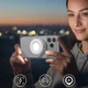 Вспышка для телефона мини свет магнитный MagSafe 2500-6500К Telesin P5-BGD-17 - изображение 2