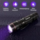УФ-фонарик Eletorot 395 нм с фокусировкой, 3 режима, IPX4, алюминий, 42 г, для поиска пятен, банкнот, документов и минералов - изображение 7