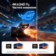 Адаптер Ugreen CM491 USB-C - HDMI 2.1 0.15 м 8K 60Гц 4K 240Гц 48 Гбіт/с Сірий (85320) - зображення 7