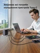 Кабель Ugreen L536 USB-C - USB-C кутовий 90° 240 Вт PD 3.1 2 м Темно-сірий (85345) - зображення 4