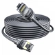 Кабель мережевий Vention Cat 7 SFTP RJ45 для Starlink Standard Gen3 / Mini 10 Гбіт/с 20 м Сірий (IAJHQ) - зображення 1