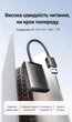Картридер 2-в-1 Vention USB 3.0 SD/MicroSD 0.15 м до 2 ТБ Чорний (CLPBB) - зображення 2