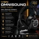 Навушники VGN OMNISOUND PRO MAX — преміальний звук для справжніх геймерів 7.1 для FPS, 53 мм драйвери, Black - зображення 2